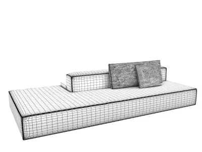 Field sofa 3D model
