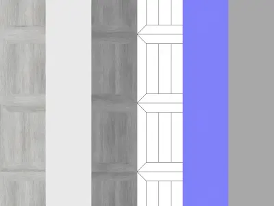 Parquet - Laminate - Wooden floor 3D model 29