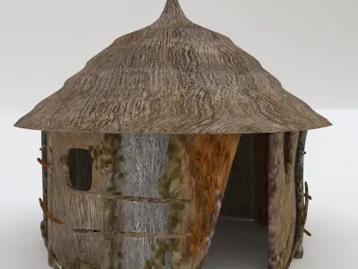Huts One 3D model