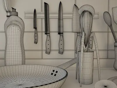 Kitchen ware 3D model
