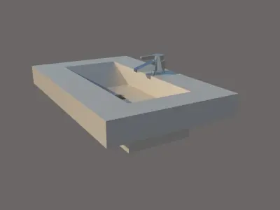 Rectangle Sink  3D model
