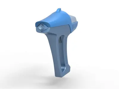 Pistol of Traybors henchmen from Buck Rogers in the 25th Century 3D print model