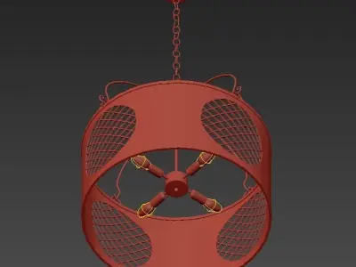 Currey Company Lighting Yoshinomado Chandelier 3D model