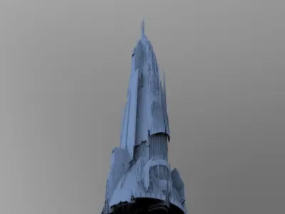 Jupiter Ruin launcher base ground structure 2 3D model