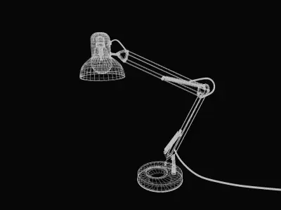 High-quality Study  Table Lamp 3D model