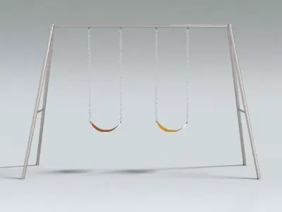 laos Swing Set 3D model