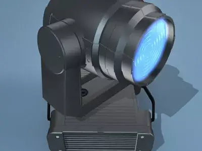 Moving Head wash light 3D model
