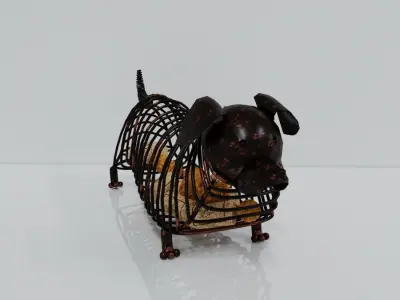 wine cork container  3D model