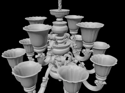 ceiling light 3D model 139