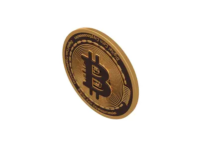 Bitcoin v2 001 Low-poly 3D model
