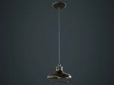 Hanging Lamp 1A Low-poly 3D model