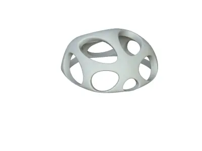 SciFi Cube Object No 55742 Low Poly Shape Low-poly 3D model