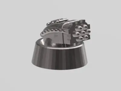 FLEET CORE - DECK WEAPONS PACK 3D print model