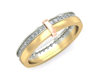  Wedding Engagement Band Ring 3D print model