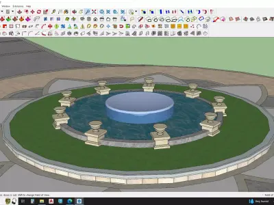 Round Junction 3D model 3D model