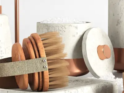 Bathroom accessories03 3D model