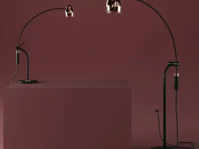 Hercules Table Lamp 3D model