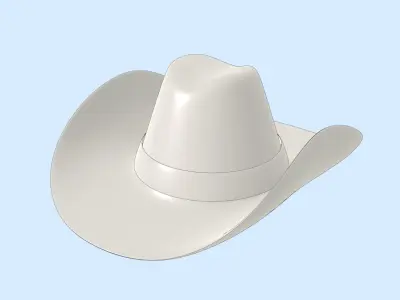Cowboy Hat Free low-poly 3D model