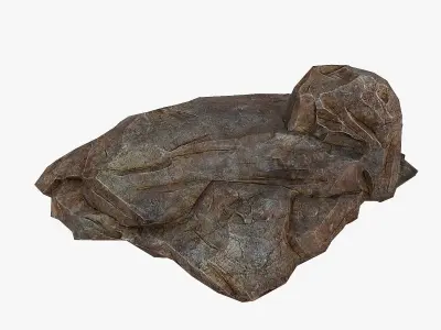 Big Stone low poly Low-poly 3D model