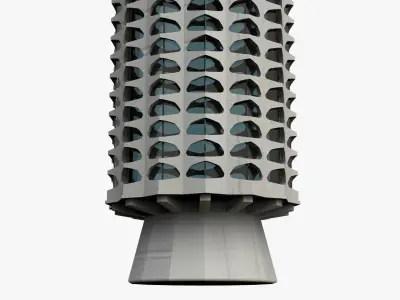 Kukuruznik Old Youth Palace of Yerevan 3D print model