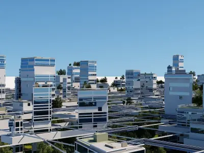 Future City HD A 1 3D model