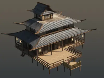 Japanese House 3D model