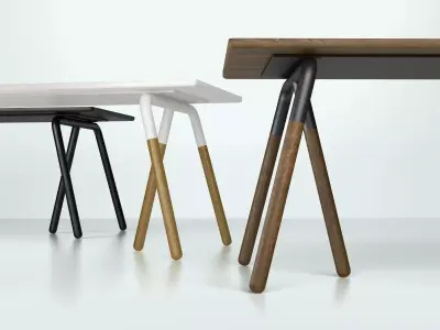 Raft Table 3D model