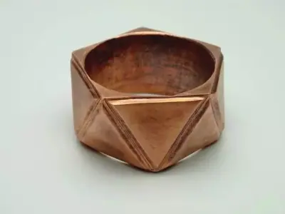 Geometric bracelet 3D print model