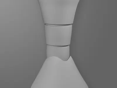 Futuristic Sci-Fi Tower Low-poly 3D model