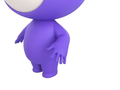 Character265 Rigged Mascot 3D model