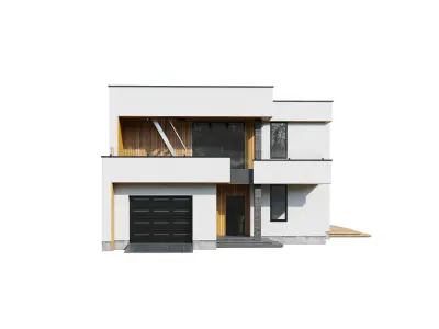 Modern house V95 3D model