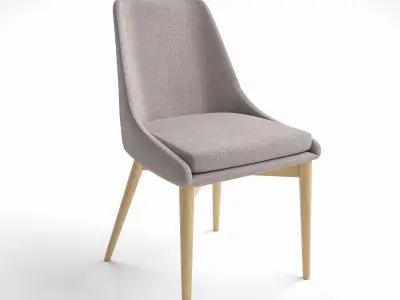 Table set table Boras chair Marble 3D model