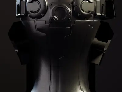 Sci-fi Character Cyborg 001 3D model