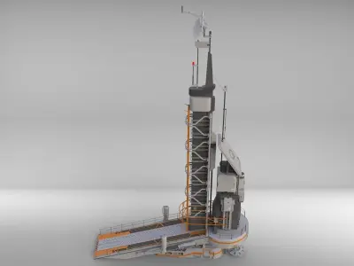  antenna post 1 3D model