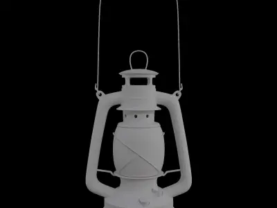 Oil Lamp 3D model