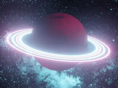 Sci-Fi Planet 3D model