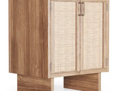 Wooden cabinet   3D model