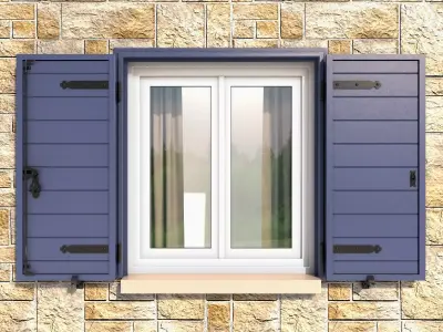 Exterior Aluminium Shutter 3D model