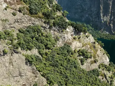 Landscape Italian Cliffs Low-poly 3D model