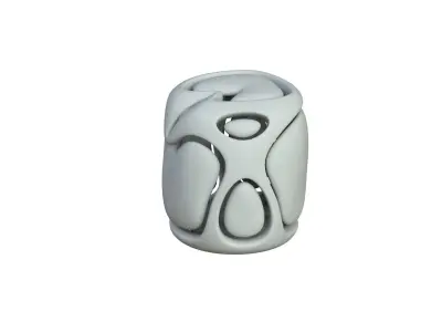 SciFi Cube Object No 67723 Low Poly Shape Low-poly 3D model