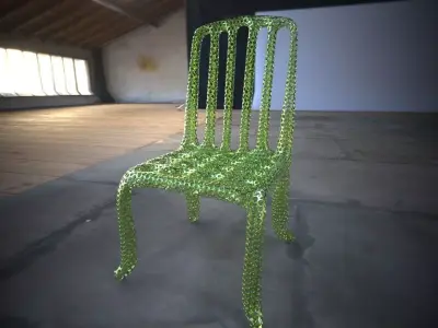 Chair art design 3 D 3D model