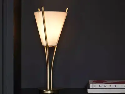 Art Deco Table Lamp 3D Model  Low-poly 3D model
