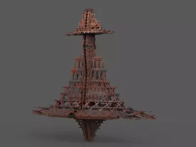 Dune Machine scorpion Single spire  3D model
