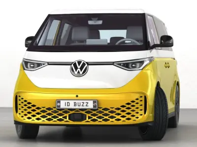  VW ID Buzz 2023 Opening doors and trunk 