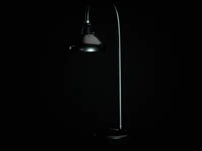 Modern Lamp Low-poly 3D model 4