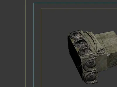 Game Model - Broken Stones 04 3D model
