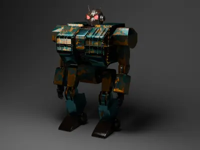 Highly Detailed Robot 3D model