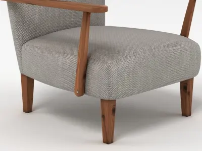 Armchair 004 3D model