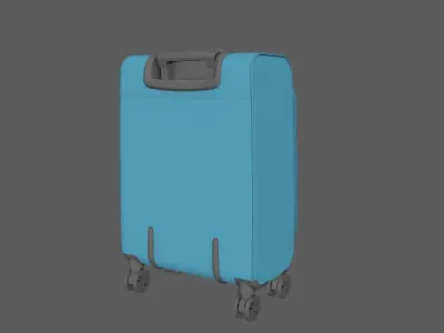 cloth trolley bag 3D model