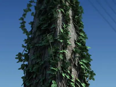 CloseUp - Electric Column scene render 3D model